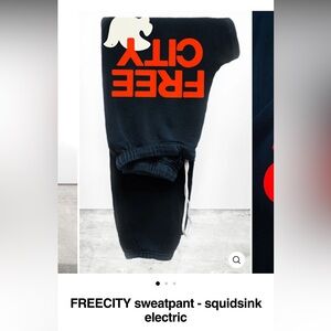 FREECITY unisex sweatpant - squidsink electric in Medium Free City